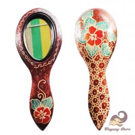 Cermin Kayu Batik Oval