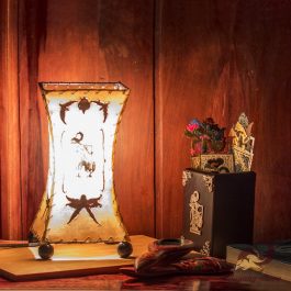 Kap Lampu Wayang Kulit 21 cm