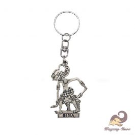 Gantungan Kunci Perak Wayang Bima