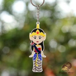 Gantungan Kunci Akrilik Wayang Srikandi