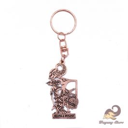 Gantungan Kunci Rose Gold Wayang Arjuna Srikandi