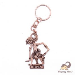 Gantungan Kunci Rose Gold Wayang Bima