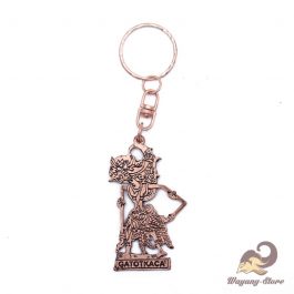 Gantungan Kunci Rose Gold Wayang Gatotkaca
