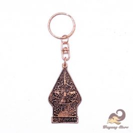 Gantungan Kunci Rose Gold Wayang Gunungan