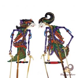 Wayang Kulit Kamajaya & Ratih Ukuran Supermini
