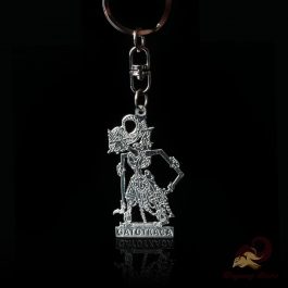 Gantungan Kunci Wayang Gatotkaca Sepuh Perak