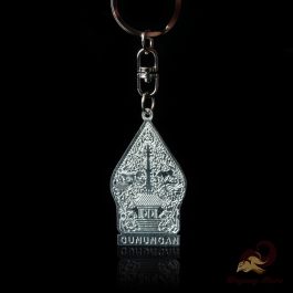 Gantungan Kunci Wayang Gunungan Sepuh Perak