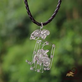 Liontin Perak Wayang Puntadewa 6 cm
