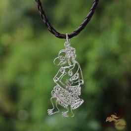 Liontin Perak Wayang Gareng 6 cm