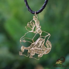 Liontin Emas Wayang Semar 6 cm