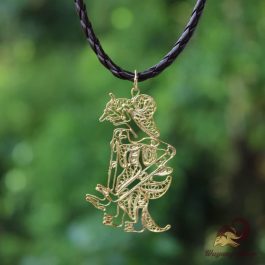 Liontin Emas Wayang Shinta 6 cm