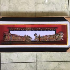 Miniatur Pagelaran Wayang 65 cm dengan Lampu