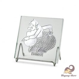 Vandel Kaca Silver Wayang Semar