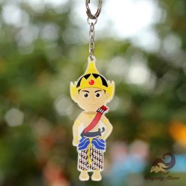 Gantungan Kunci Akrilik Wayang Arjuna