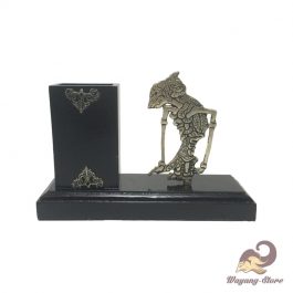 Tempat Pensil Pulpen Silver Wayang Shinta
