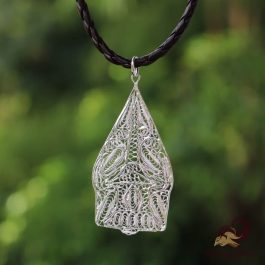 Liontin Perak Wayang Gunungan / Kayon 6 cm