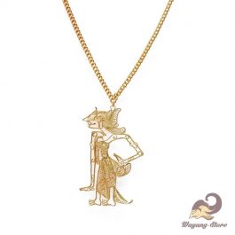 Liontin Perak Gold Wayang Srikandi